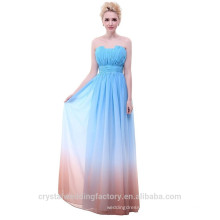 Wholesale Cheap Alibaba 2016 New Arrival Long Gradient Color Chiffon Prom Dresses Long Evening Party Dress LBL61